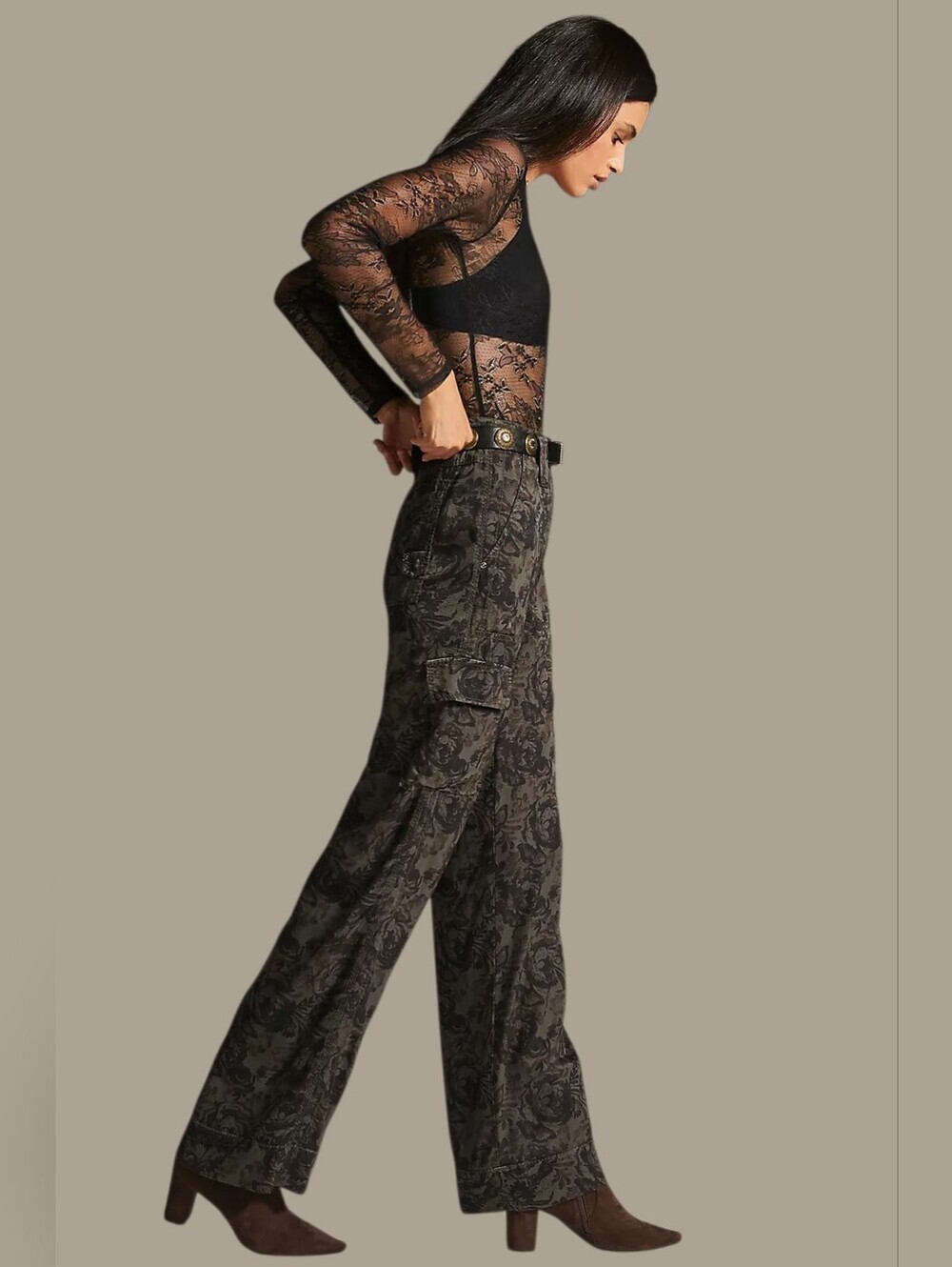 Anthropologie Marrakech Twill Cargo Pants Size 25 - Picture 4 of 11